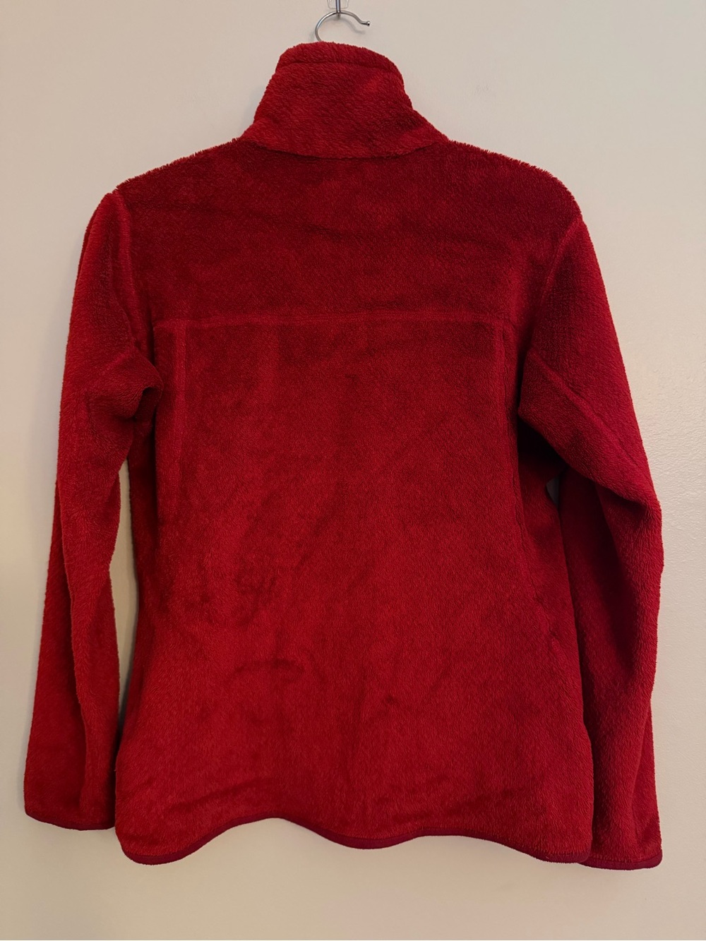 Patagonia Women’s M Red Fleece Snap-T Pullover Synchilla Outdoor - Picture 3 of 6